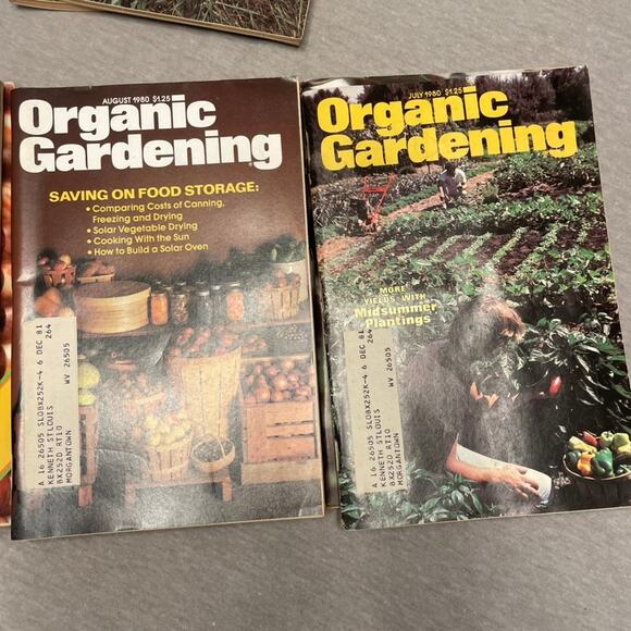 Vintage 1980 Organic Gardening Magazines Full Year Jan-Dec Bundle - Picture 6 of 7